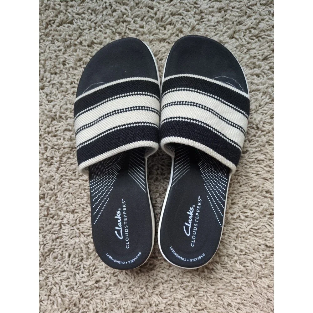 Clarks Cloudsteppers Arla Hollis Slide Women's Sandal Size US 7